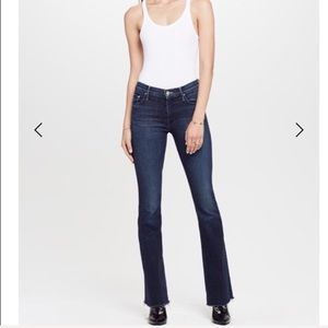 MOTHER weekender frays jeans 26